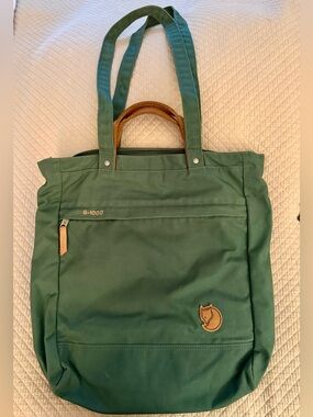 Fjällräven Totepack No. 1 Deep Patina G-1000 Convertible Tote Backpack